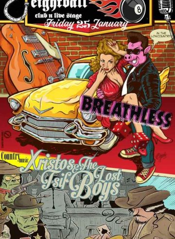 Xristos Tsif & The Lost Boys – Breathless at 8ball 25/01