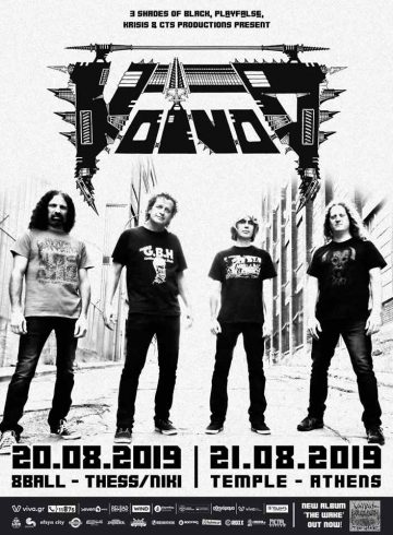 Voivod Live in Thessaloniki for first time!