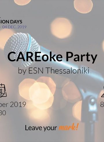 CAREoke Party by ESN Thessaloniki