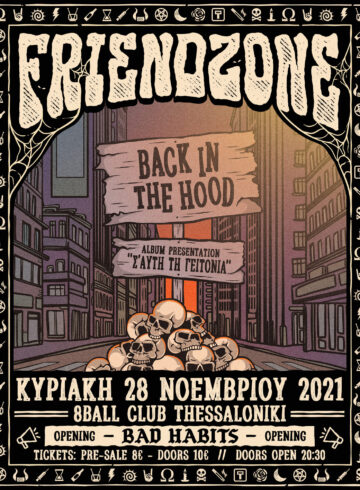 Back in the Hood – Friendzone live at 8ball Club Thessaloniki w/Bad Habits