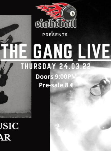 The GANG at Eightball Live Stage! Thursday 24/03