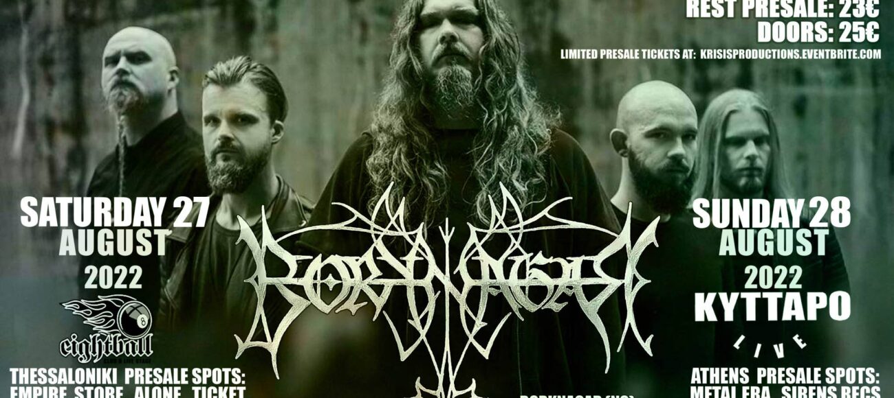 Borknagar Live in Athens & Thessaloniki for first time