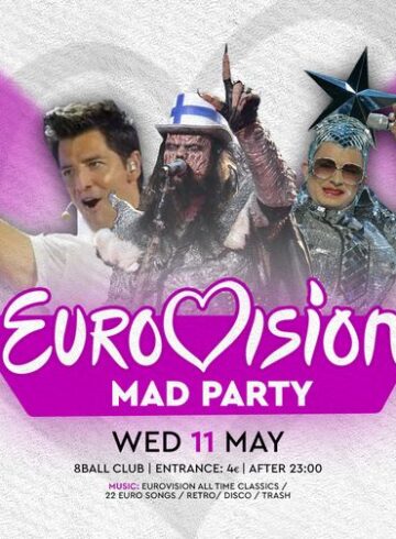 Eurovision All time Party!! / 8BALL / WED 11-5 / MAD