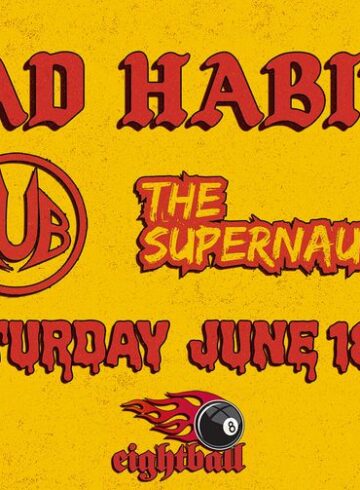 BAD HABITS | PICK UP BONES | THE SUPERNAUTS live @ Eightball Club | 18.6.22