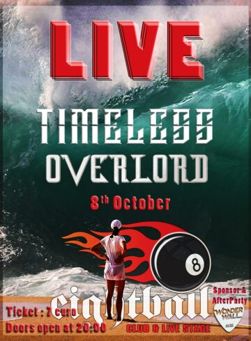 LIVE TIMELESS &OVERLORD at Eightball Thessaloniki Ladadika [8-10-2022]