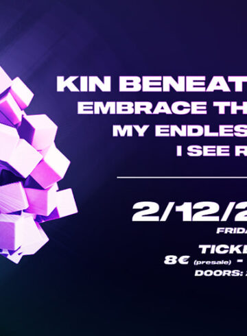 Kin Beneath Chorus//Embrace The Paradox//My Endless Winter// I See Ruins live at Eightball club