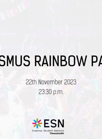 Erasmus rainbow party by ESN Thessaloniki