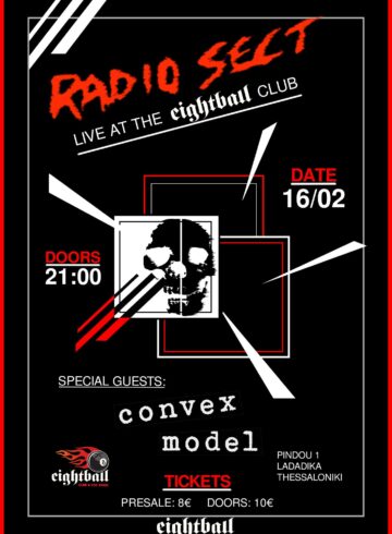 RADIO SECT AND CONVEX MODEL LIVE AT EIGHTBALL CLUB THESSALONIKI