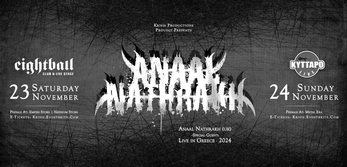 Anaal Nathrakh Live in Athens & Thessaloniki