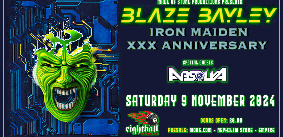 Blazey Bayley “30 Years Iron Maiden Anniversary” live in Thessaloniki