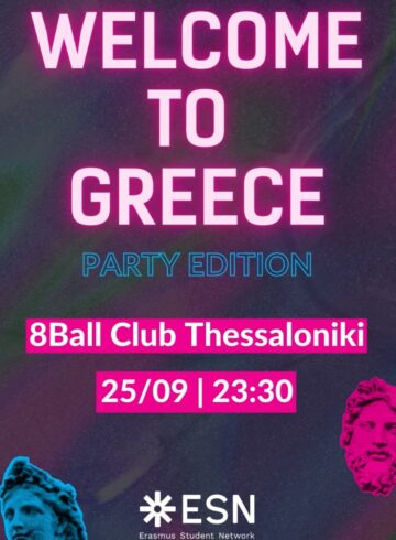 Welcome to Greece Party – ESN THESSALONIKI