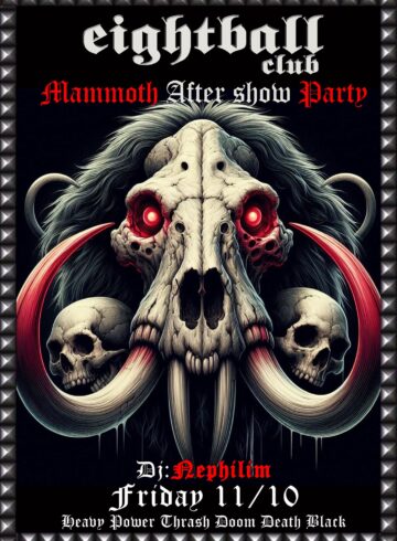 MAMMOTH AFTER SHOW PARTY 11.10