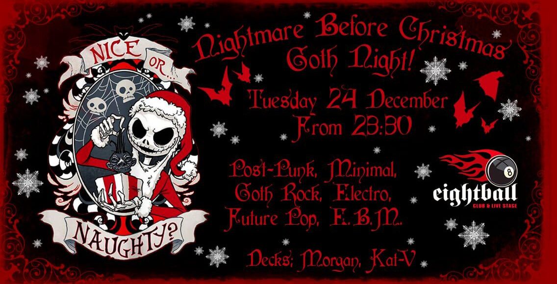 NIGHTMARE BEFORE CHRISTMAS – GOTH NIGHT