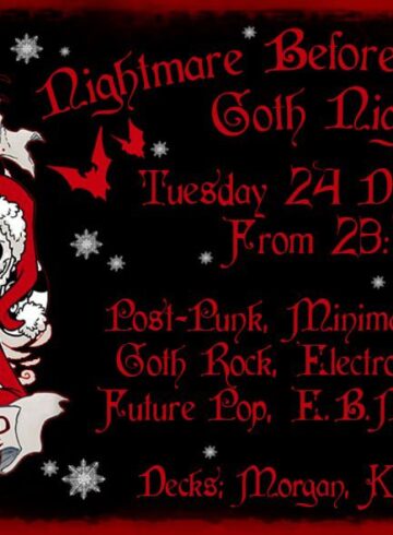 NIGHTMARE BEFORE CHRISTMAS – GOTH NIGHT