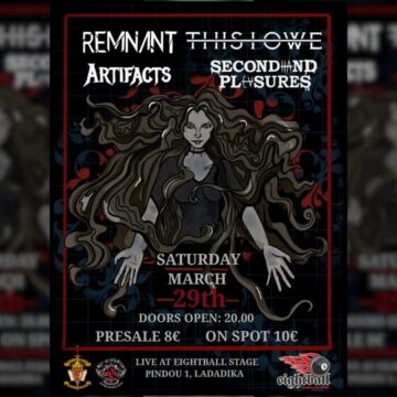 Remnant – THIS I OWE – Artifacts – Secondhand Pleasures, Live @Eightball Upstairs, 29/3/2025