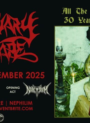 Mortuary Drape live στη Θεσσαλονίκη παίζοντας όλο το All The Witches Dance μαζί με άλλα occult έπη!
