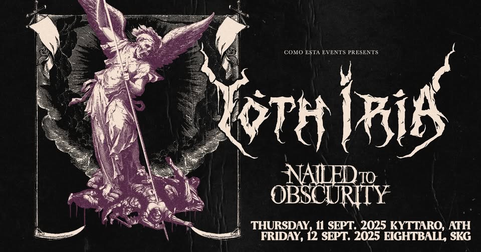 Yoth Iria – Nailed to Obscurity live in Greece