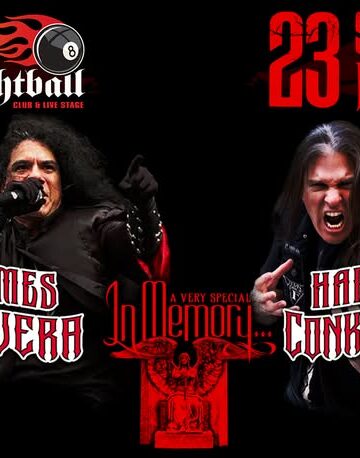 James Rivera – Harry Conklin – In Memory live Sunday 23 November, Eightball, Thessaloniki