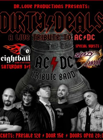 LIVE DIRTY DEALS TRIBUTE TO AC/DC + SLEAZY LYNXXX!!!!