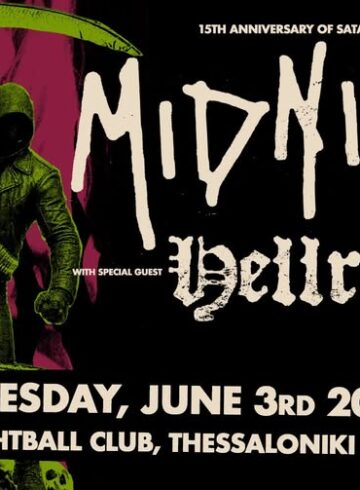 Midnight + Hellripper live in Thessaloniki