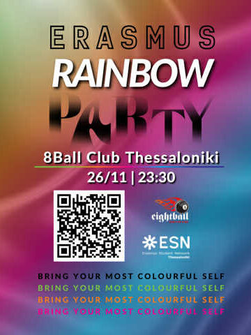 ERASMUS PARTY Rainbow edition