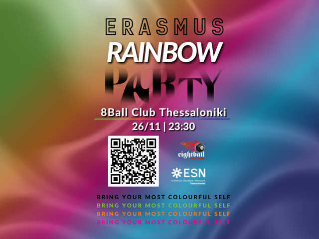 ERASMUS PARTY Rainbow edition