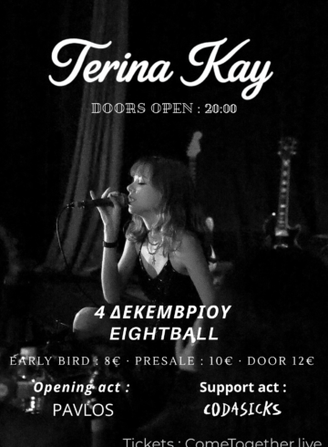 Terina Kay w/ CodaSicks and Pavlo at Eightball Club Thessaloniki