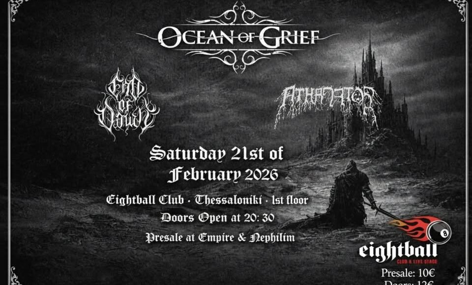 OCEAN OF GRIEF / END OF DAWN / ATHANATOS Live at @Eightball , Thessaloniki