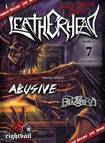 Leatherhead – Abusive – Blizzard: “Violent Horror Stories” Album Release Show