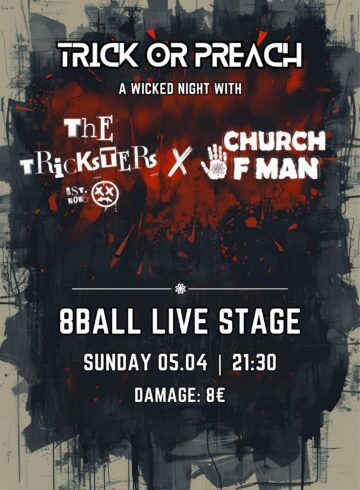 The Tricksters & Church Of Man live @Eightball Live Stage