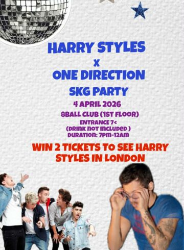 HARRY STYLES x ONE DIRECTION SKG PARTY