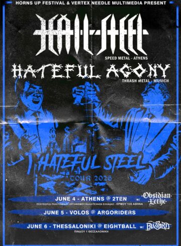 HATEFUL AGONY – HAILSTEEL – BLIZZARD @ Eightball club THESSALONIKI