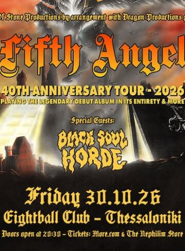 Fifth Angel (US) 40 Year Anniversary Live στην Θεσσαλονίκη