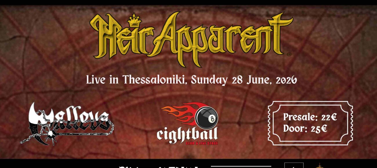 Heir Apparent Live in Thessaloniki 28.06.2026
