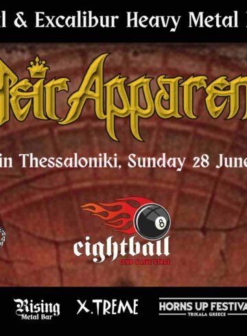Heir Apparent Live in Thessaloniki 28.06.2026