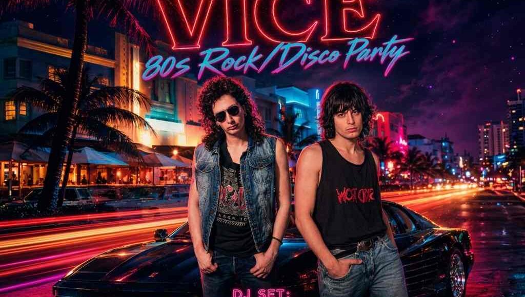 Το GLAM VICE επιστρέφει στη Θεσσαλονίκη για το απόλυτο 80s Party !!!