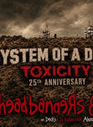 HEADBANGERS 8BALL – SYSTEM OF A DOWN – TOXICITY 25TH ANNIVERSARY