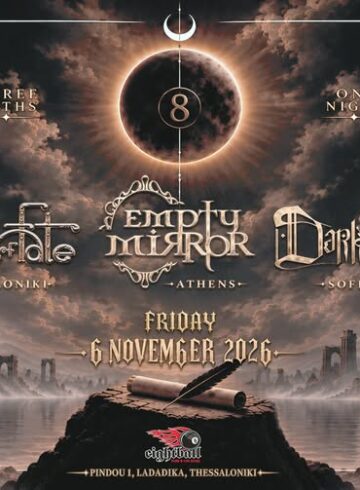 Hand of Fate [Thess] – Empty Mirror [Ath] – Darkgeist [Sofia] at Eightball Club Thessaloniki