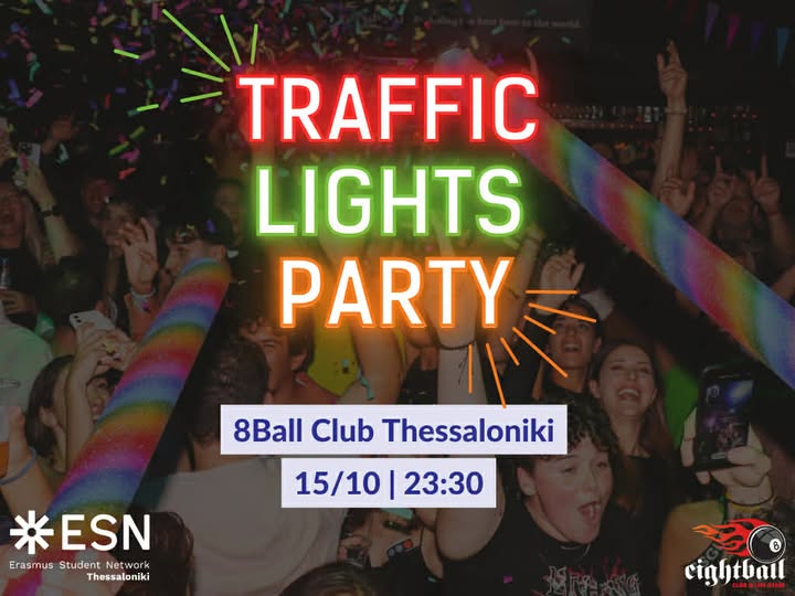 Erasmus Traffic Light Party – Choose Your Color!