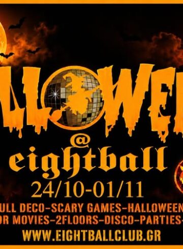 Halloween 8ball nights Saturday 24/10- Sunday 01/11