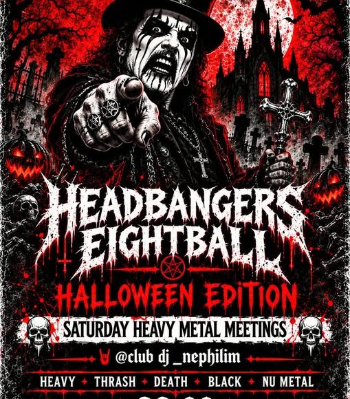 HEADBANGERS 8BALL HALLOWEEN EDITION